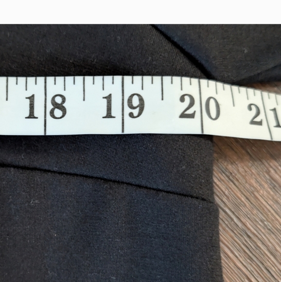 Lane Bryant Black Swing Three Quarter Sleeve Dress 16 - Picture 4 of 8